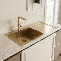 pure-sink-exclusivo-gold-sink-drainer-100x52cm-left-tap
